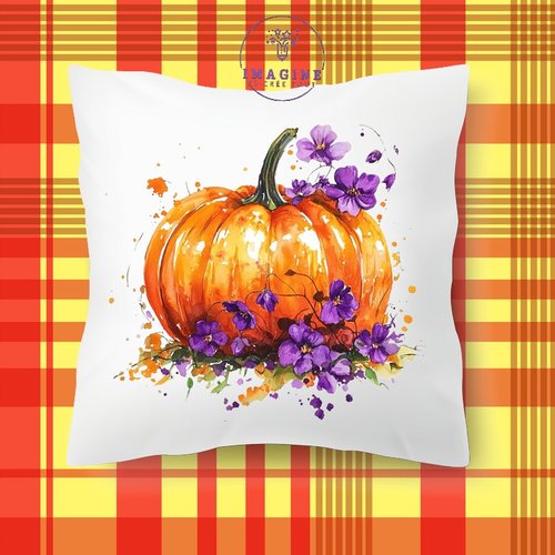 Taie personnalisé - lit - sommeil - sublimation - octobre - halloween - fantôme - citrouille - déguisement - bonbons