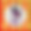 Sous verre en céramique - sublimation - initiale - prénom - fleurs - surnom - fille - multicolores - (prénom à preciser)