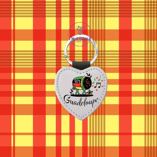 Porte clé - sublimation - impression infusible ink - guadeloupe - 971 -  tambour - gros ka - zook - musique - ambiance