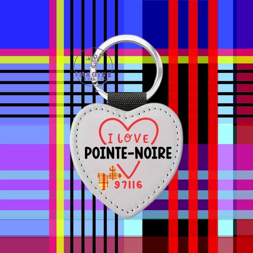 Porte clé - sublimation - impression infusible ink - guadeloupe - 971 - love - commune - pointe noire - 97116 - gwada
