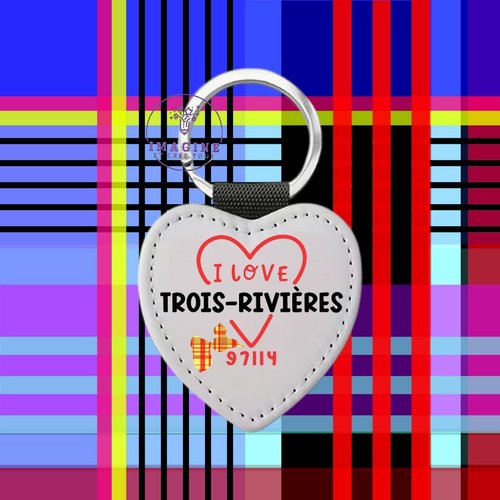 Porte clé - sublimation - impression infusible ink - guadeloupe - 971 - love - commune - trois rivières - 97114 - gwada