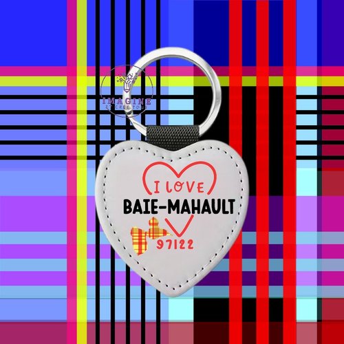 Porte clé - sublimation - impression infusible ink - guadeloupe - 971 - love - commune - baie mahault - 97122 - gwada
