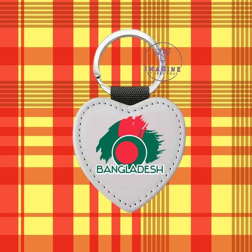 Porte clé - sublimation - impression infusible ink -  bangladesh - drapeau - pont de bangabandhu