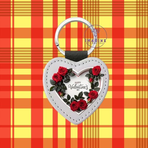 Porte clé - sublimation - impression infusible ink - st valentin - love - amour - happy valentin day - février - romance