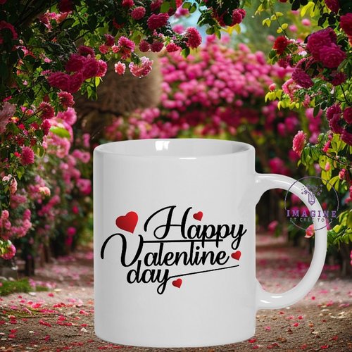 Mug - tasse - sublimation - impression infusible ink - st valentin - love - infinity - happy valentine day -14 février - cœur