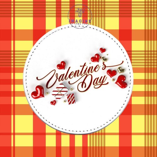 Sous verre en cuir - sublimation - impression infusible ink - valentines day - cœurs - cadeaux - love - amour - 14 février