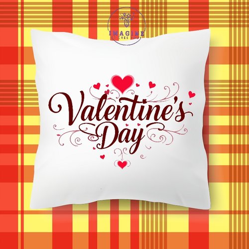 Taie personnalisée - lit - sommeil - sublimation - impression infusible ink - valentines day - 14 février - cœurs - love