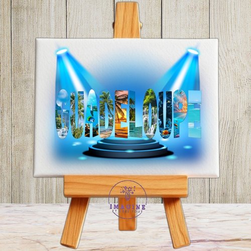 Tableau mural - sublimation -  impression infusible ink - toile - canvas - stage - lighting - spotlight - lights - guadeloupe