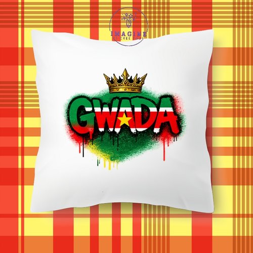 Taie personnalisée - lit - sommeil - sublimation - impression infusible ink - gwada - multicolor - guadeloupe - 971