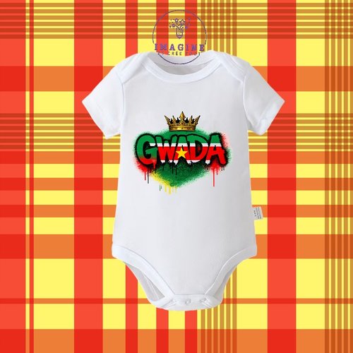 Body - bébé - baby - sublimation - impression infusible ink - gwada - multicolor - guadeloupe - 971