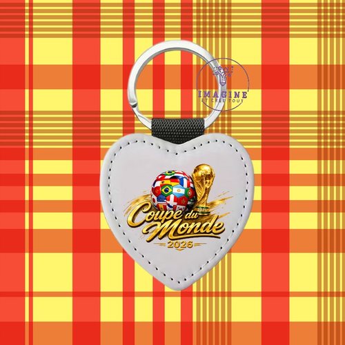 Porte clé - sublimation - impression infusible ink - coupe du monde - foot - 2026