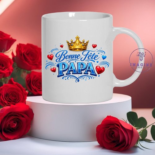 Mug - tasse - sublimation - impression infusible ink - bonne fête papa - father's day