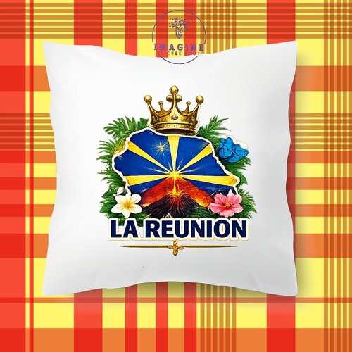 Taie personnalisée - lit - sommeil - sublimation - impression infusible ink -  île de la réunion - 974 - paille en queue