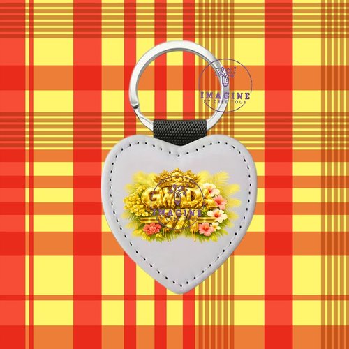 Porte clé - sublimation - impression infusible ink - gwada, guadeloupe - 971
