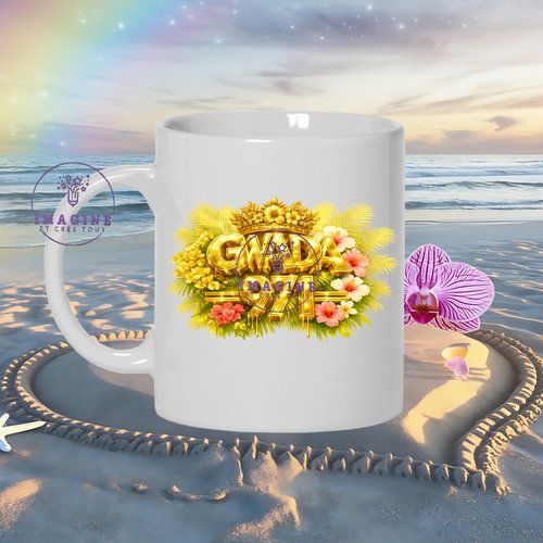 Mug - tasse - sublimation - impression infusible ink - gwada, guadeloupe - 971