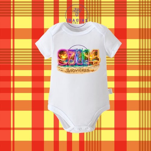 Body - bébé - baby - sublimation - impression infusible ink - 97114 - 3/rivières - terre amérindienne