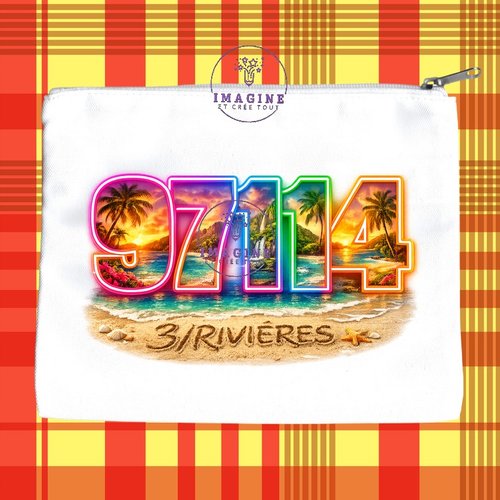 Trousse l - maquillage - sublimation - impression infusible ink - 97114 - 3/rivières - terre amérindienne