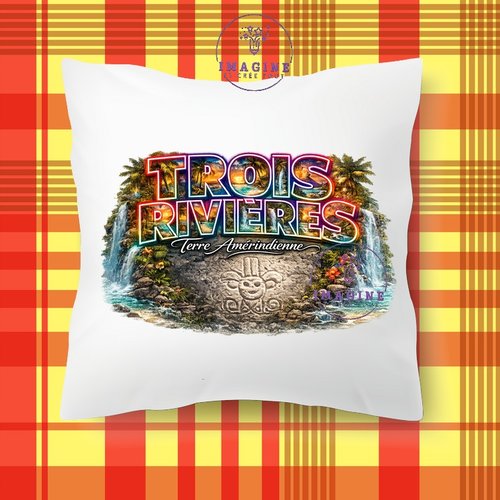 Taie personnalisée - lit - sommeil - sublimation - impression infusible ink -   97114 - 3/rivières - terre amérindienne