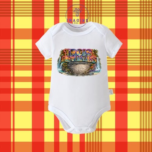 Body - bébé - baby - sublimation - impression infusible ink - 97114 - 3/rivières - terre amérindienne