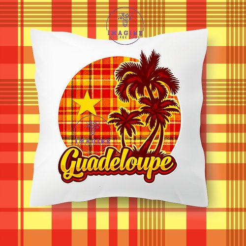 Taie personnalisée - lit - sommeil - sublimation - impression infusible ink - palmiers - madras - guadeloupe - 971