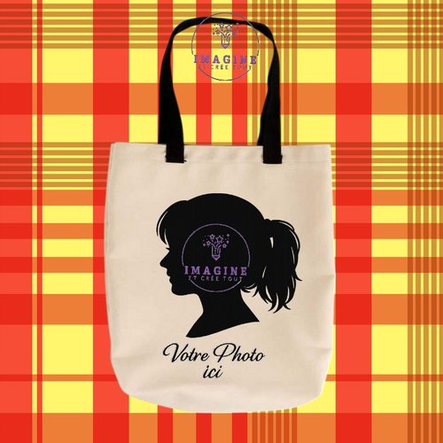 Tote bag taille m - sublimation -  impression infusible ink - photo favorite - image