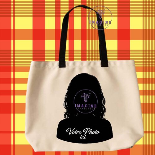 Tote bag taille l - sublimation - impression infusible ink - photo favorite - image