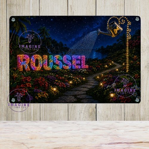 Tableau mural - sublimation -  impression infusible ink - plaque aluminium - lieu dit - 3/rivières - guadeloupe - 3d