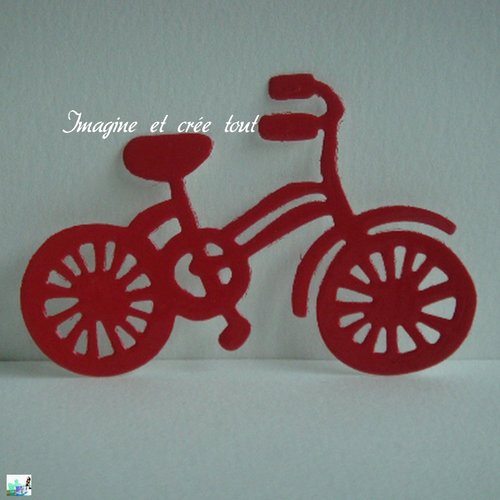 Découpe vélo, enfant, ballade, embellissement, scrapbooking, déco, découpe en papier dessin