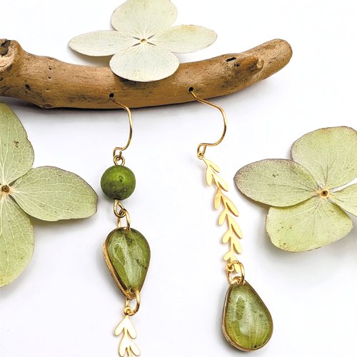 Boucles branches asymétriques "vitalité".