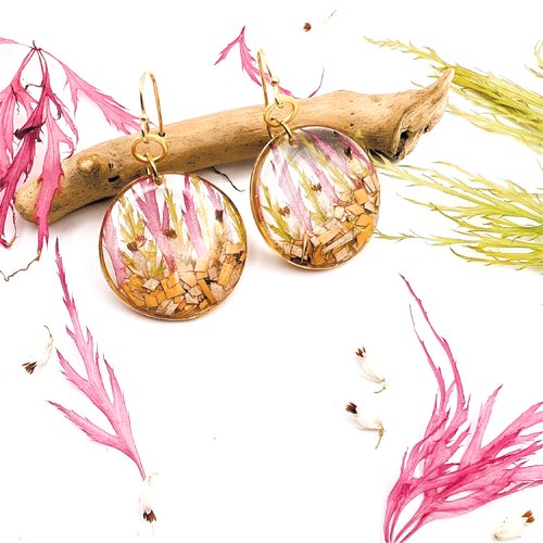 Boucles d'oreilles "little garden".