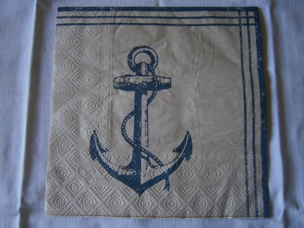 Serviette Papier Mon Encre Marine Un Grand Marche