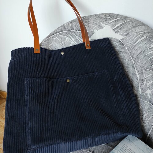 sac en velours cotele