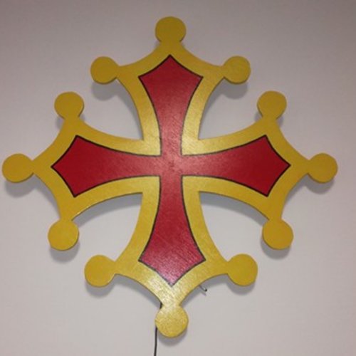 Lampe led croix occitane