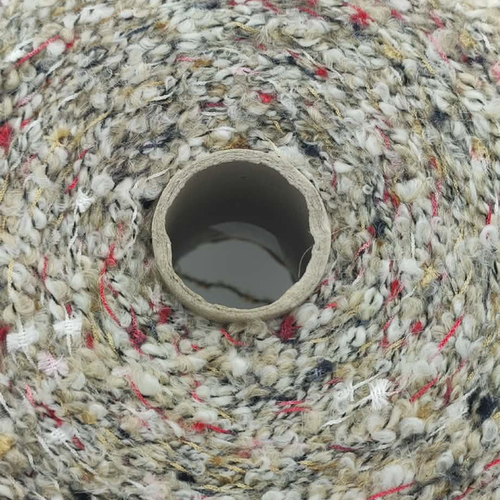 Fil bouclé fantaisie aquilone 1370g  écru multico