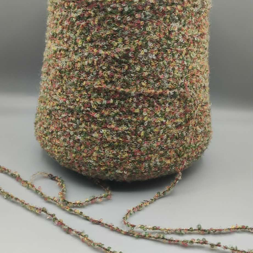 Fil bouclé voluta 76% cachemire, 24% soie 1000g