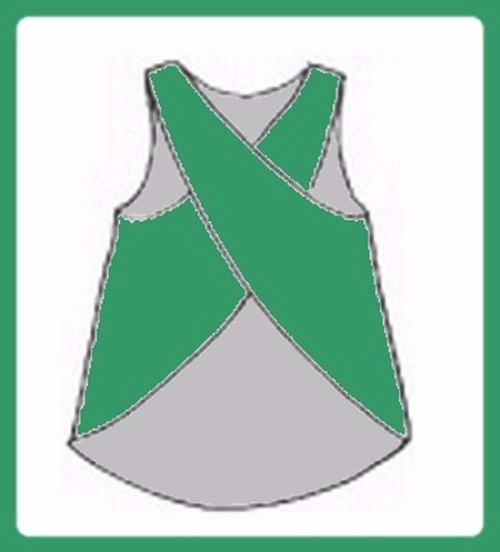 Patron Tablier Croise Dos 12 18 Mois Un Grand Marche