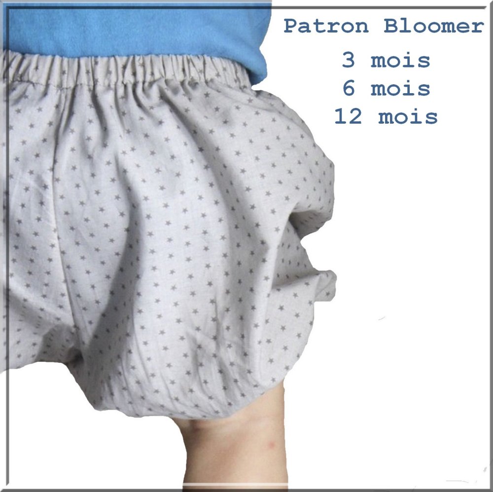 Patron Bloomer 3 6 Et 12 Mois Un Grand Marche