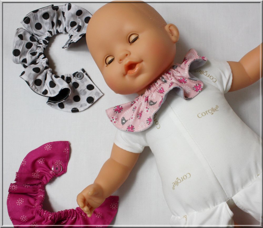 16" reborn poupée toddler Coeur Imprimé Peluche Sac de Couchage Bébé Couverture Pour 9" 