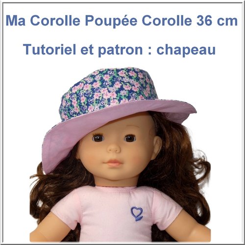 Chapeau pour poupée 36 : tutoriel et patron