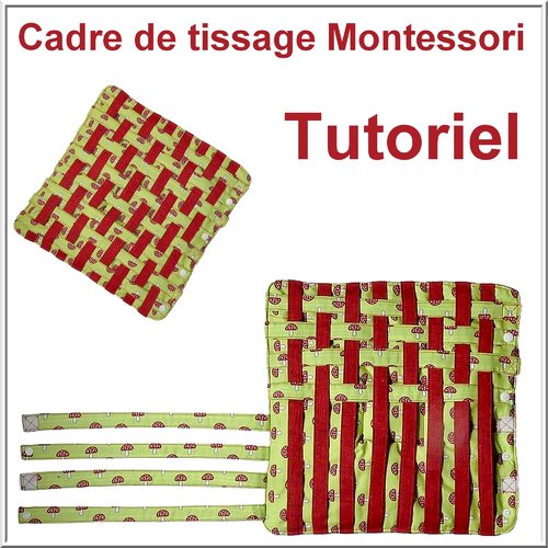 Tutoriel cadre de tissage montessori