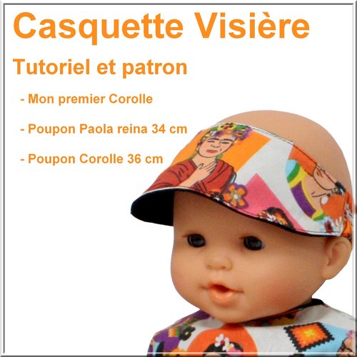 Veste cache-coeur et pantalon : tutoriel et patron pour poupon mon premier corolle 30 cm