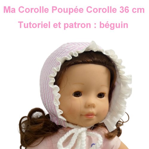 Béguin pour poupon et poupée : tutoriel et patron