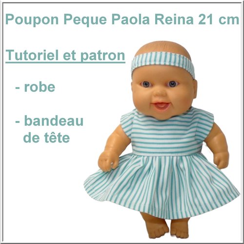 Robe mini poupon paola reina  : tutoriel et patron