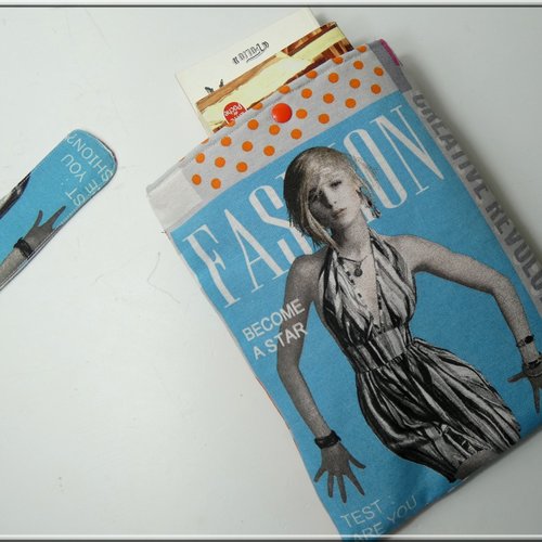 Pochette pour livre de poche et/ou tablette numérique