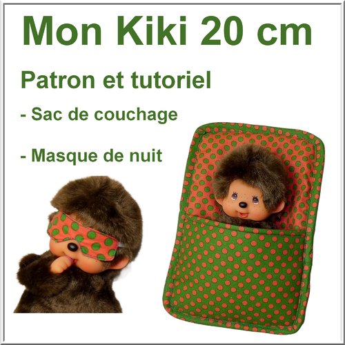 Diy couture pour mon kiki : sac de couchage et masque de nuit