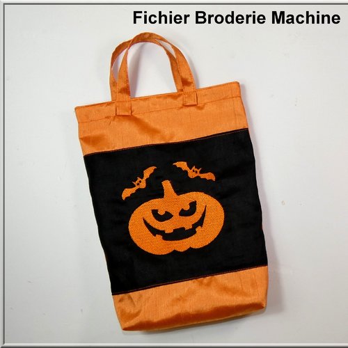 Halloween : citrouille et chauve souris