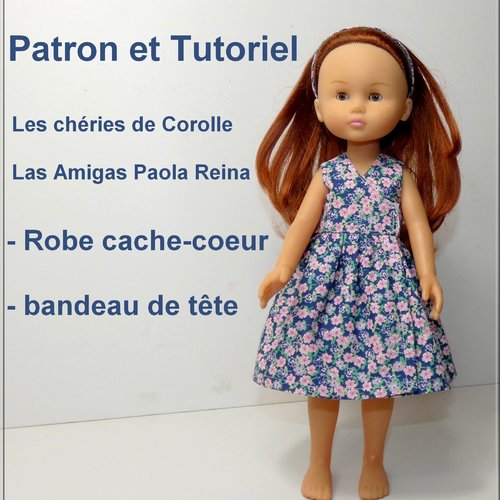 Robe cache-coeur poupée 32 cm : tutoriel et patron