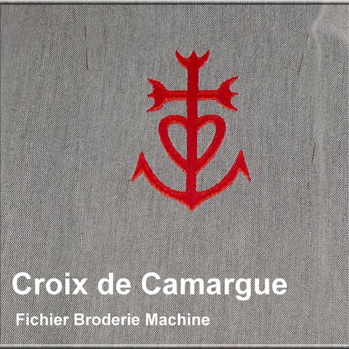 Croix de camargue  : fichier broderie machine