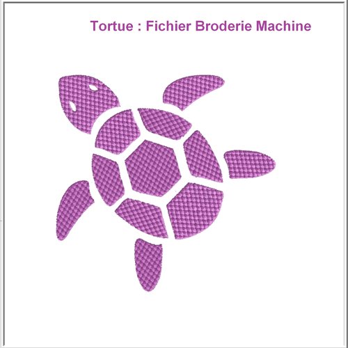 Tortue : fichier broderie machine