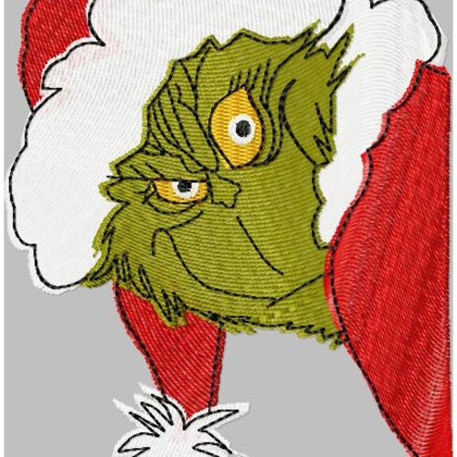Tete grinch12x16